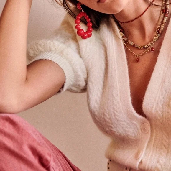 Sezane Cardigans made in Italy NWT - Picture 3 of 4